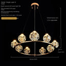 Axyaa Nordic LED Pendant Light for Stylish Indoor Bedroom & Dining Room Lighting