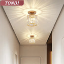 Axyaa Glass LED Ceiling Light for Home Decoration