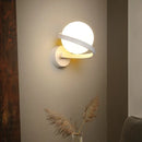 Axyaa Ball Wall Lamp: Modern Nordic Minimalist LED Sconce Light for Living Room, Bedroom, Kitchen