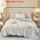 Axyaa Cotton Summer Cool Quilt | Single Size | Machine Washable | All-Season Universal