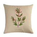 Axyaa Plant Print Embrace Pillowcase 45*45cm