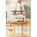 Axyaa Insulated Lunch Bag: Large Capacity, Waterproof, Thermal Food Storage Bag.