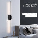 Axyaa LED Wall Lights: Wireless Rechargeable Dimmable Touch Switch ON/OFF Lamps