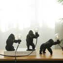 Axyaa King Kong Gorilla Resin Table Lamp - Indoor Bedroom Decor Night Light