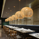 Axyaa Bamboo Pendant Lights: Zen Japanese Style for Home Decor & Ambiance