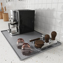 Axyaa Silicone Coffee Machine Mat for Anti-Skid Insulation & Drain Protection