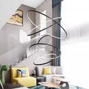 Axyaa Modern Living Room Chandeliers - LED Ceiling Lamp for Indoor Lighting
