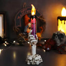Axyaa Skeleton Ghost Hands LED Light Candle for Halloween Haunted Decor