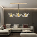 Axyaa Nordic Bubble Glass Pendant: Postmodern Round Ball Molecular Magic Bean Hanging Lamp