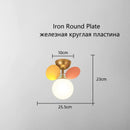 Axyaa Modern Chandelier: Macaron Warm Ceiling Light for Bedroom, Living Room, Dining Room