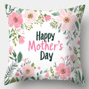 Axyaa Mother's Day Pillowcase Set - Book and Flower Design, Single-sided Print