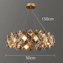 Axyaa Modern LED Pendant Chandeliers for Living Room and Dining Room