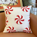 Axyaa Christmas Theme Embroidered Pillow Cushion Cover