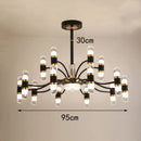 Axyaa Modern LED Ceiling Lamp Chandelier for Bedroom and Dining Room