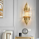 Axyaa Crystal Wall Light for Bedroom Aisle Staircase TV Sofa Background Home Decor