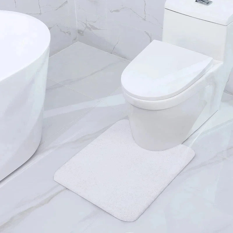 Axyaa Shaggy Bath Mat Soft Plush Non-Slip Absorbent Washable Carpet