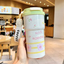 Axyaa Stainless Steel Vacuum Tumbler with Straw for Hot and Cold Drinks