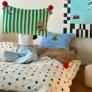Axyaa Luxe Embroidered Velvet Duvet Set for Cozy Winter Nights