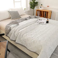 Axyaa Washed Quilted Blanket Bed Cover Double Quilted 150180200 Single Queen Summer