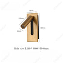 Axyaa LED Adjustable Reading Wall Lamp for Living Room Bedroom Lighting