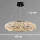 Axyaa Luxury Crystal Chandelier Pendant Light for Living Room Dining Room Ceiling