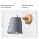 Axyaa LED Wrought Iron Wall Lamp for Living Room Bedroom Lighting E27