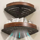 Axyaa Triangular Wall Mounted Corner Shelf - Bathroom & Kitchen Organizer Rack