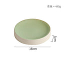 Axyaa Ceramic Cylindrical Plate Set Ideal for Pasta, Desserts, Snacks, Steaks, Sushi, and Molecular Cuisine