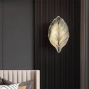 Axyaa Glass Leaf Wall Mounted Lamp for Bedroom & Living Room