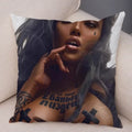 Axyaa Dark Gothic Tattoo Cushion Cover 45x45 cm