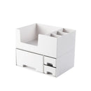 Axyaa Desktop Organizer Storage Box with Multi-grid Drawers for Small Items and Stationery