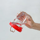 Axyaa Double Wall Salad Cup with Fork, Leak Proof Fruit Cup