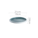 Axyaa Circular Ceramic Restaurant Service Plate Set