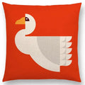 Axyaa Cartoon Animals Cushion Cover - Cat Flamingo Penguin Rabbit Pillow Case