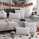 Axyaa Halloween Ghost Plush Cushion Cover - Fun Holiday Home Decor for Living Room