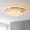 Axyaa Modern Crystal Chandelier Ceiling Lamp Contemporary Luxury Light for Home Dining