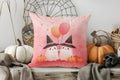 Axyaa Cute Ghosts Pillow Cover: Halloween-themed Cushion Cover for Sofa Bedroom Car
