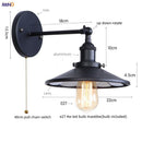 Axyaa Rustic LED Wall Lamp Sconce for Bedroom Dining Room Foyer Bathroom Mirrors