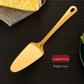 Axyaa Stainless Steel Kitchen Utensil Set - Hanging Dinner Colander Frying Spatula