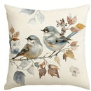 Axyaa SWEET HOME Plant Flower Bird Pillowcase, Soft & Comfortable Sofa Chair Cover