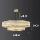 Axyaa Gold Crystal Chandelier: Modern Luxury Lighting for Home, Living Room, Bedroom