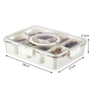 Axyaa Spice Seasoning Box with Lid - Kitchen Storage Organizer