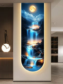 Axyaa LED Wall Decor Light with Remote Dimming for Bedroom, Living Room, Study
