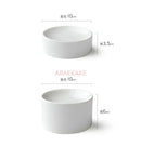 Axyaa Ceramic Dim Sum Dish Cake 6cm High Column Plate