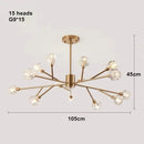 Axyaa Crystal Chandelier: Modern Luxury Pendant Lights for Home Decor