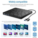 Axyaa USB 3.0 Type C External DVD CD Player RW Writer - Portable Optical Drive