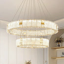 Axyaa LED Staircase Chandeliers Modern Home Decor Pendant Light Lamps