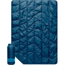 Axyaa Travel Puffy Blanket, Deepwater Blue, Ultra-Packable for Comfort and Warmth