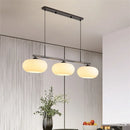 Axyaa Persimmon Pendant Light: Nordic LED Retro 3 Head Glass Lamp for Living Room