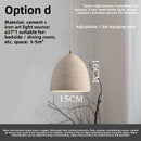 Axyaa Cream Pendant Light: Japanese Design, Adjustable Height, Wabi-Sabi Style